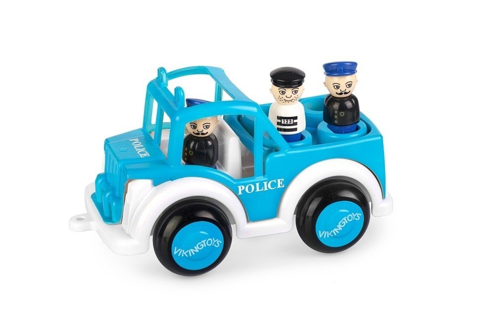 Viking Toys, pojazd Jeep Policja z figurkami jumbo