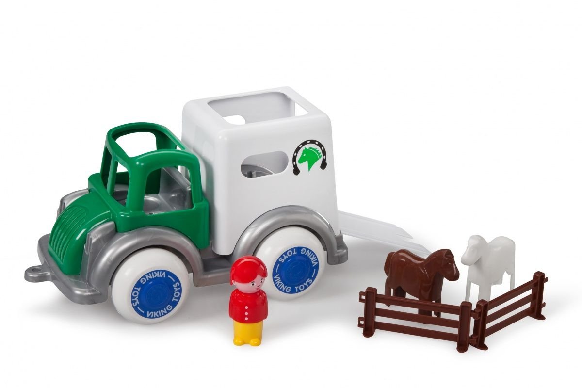 Viking Toys, pojazd transport konia z figurkami