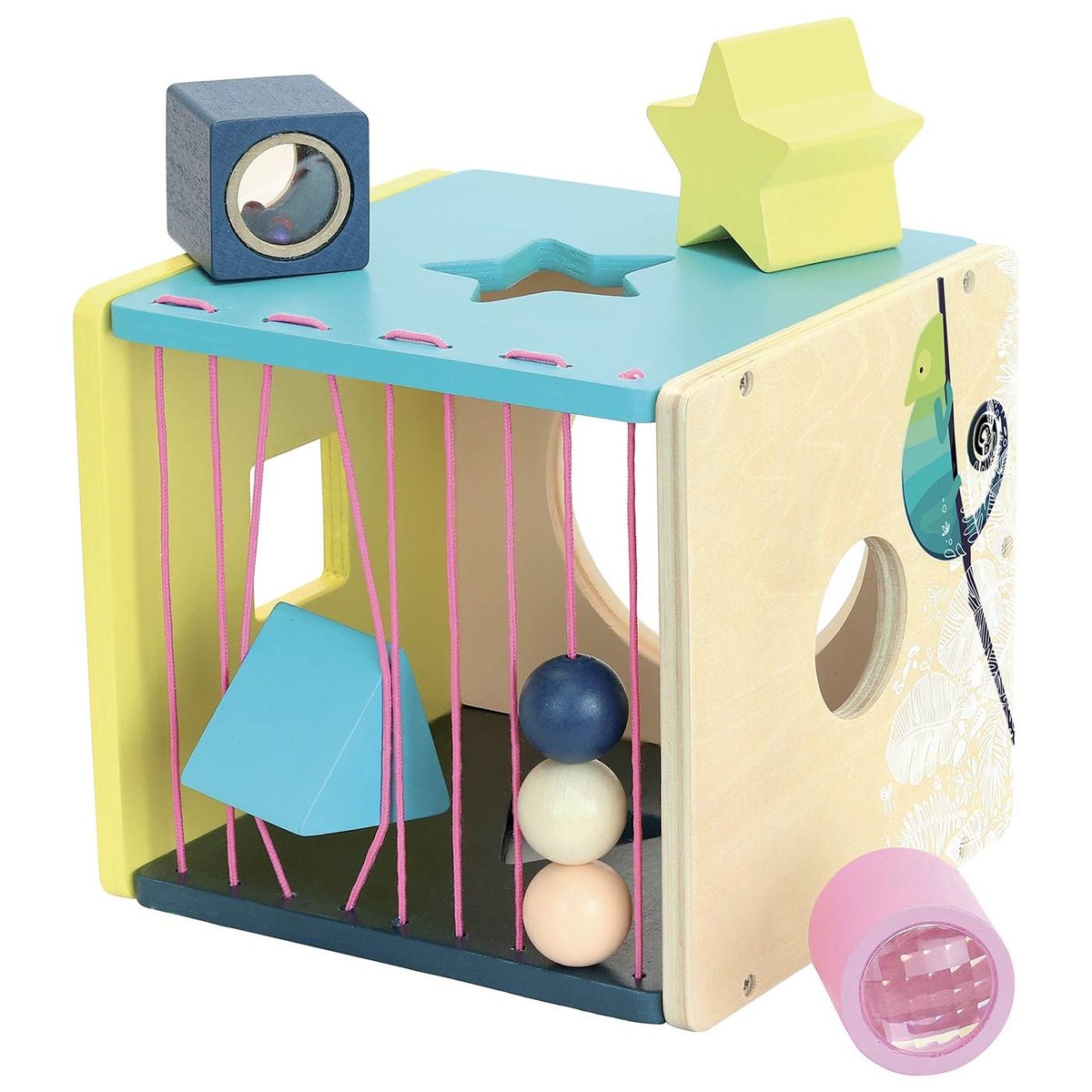 Vilac Houten Wagon Letter I - In den Olifant