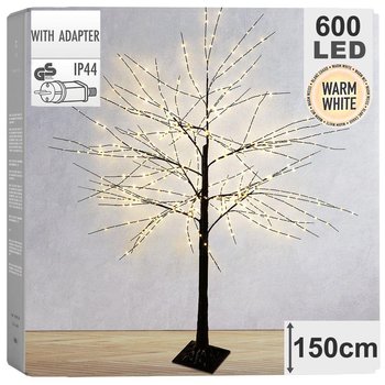 Vilde Drzewko Świecące Zewnętrzne / Choinka Z Lampkami 600 Led 150 Cm - Vilde
