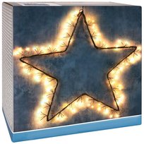 Vilde Gwiazda Świecąca / Ozdoba Na Elewację Budynek Dom Zewnętrzna 120 Led 40 Cm