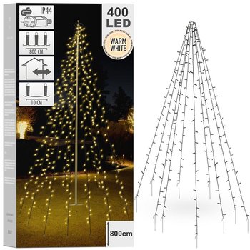 Vilde Lampki Świąteczne Na Maszt Choinka Zewnętrzne 400 Led - Vilde