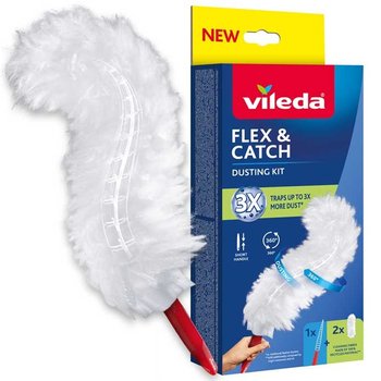 Vileda Miotełka do kurzu z krótką rączką + 2 wkłady Flex&Catch - Vileda