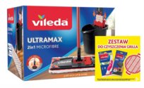 Vileda Mop Ultramax 2w1 z zestawem do czyszczenia grilla