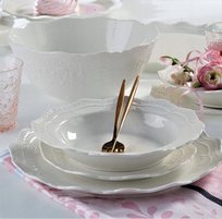 VILLA ITALIA Serwis obiadowy porcelanowy na 6 osób AURELIA