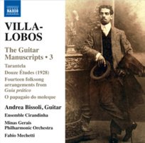 Villa-Lobos: Guitar Manuscripts 3 Minas Gerais Philharmonic Orchestra, Ensemble Cirandinha, Bissoli Andrea