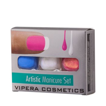Vipera, Artistic Manicure Set, Zestaw 3 Lakierów  #30 Saki - Vipera