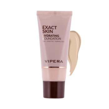 Vipera, Fluidy Exact Skin dla Cery Suchej i Normalnej, w tubie z wizjerem koloru #08 nude - Vipera