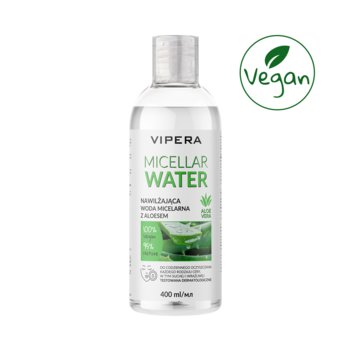 Vipera, Woda Micelarna Z Aloesem Vegan, Nawilżająca, Do Demakijażu, 400 Ml - Vipera