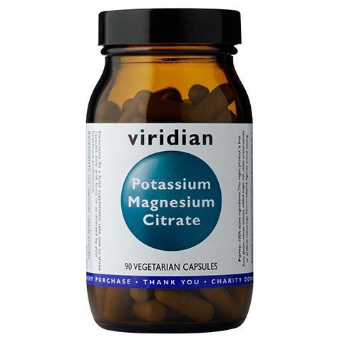 Фото - Вітаміни й мінерали Viridian Nutrition Viridian Potas i Magnez - Suplement diety, 90 kapsułek 