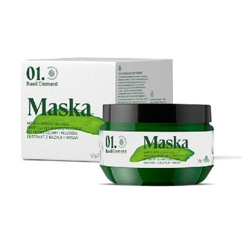 Vis Plantis, 01 Basil, maska wzmacniająca przeciw wypadaniu włosów, 200 ml - Vis Plantis