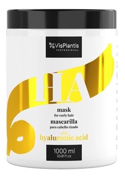 Vis Plantis, Professional Maska Do Włosów Kręconych Z Kwasem Hialuronowym, 1000 ml - Vis Plantis