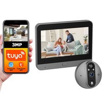 Visnex Wizjer do drzwi z ekranem kamerą Full HD WiFi TUYA tryb nocny 5000 mAh