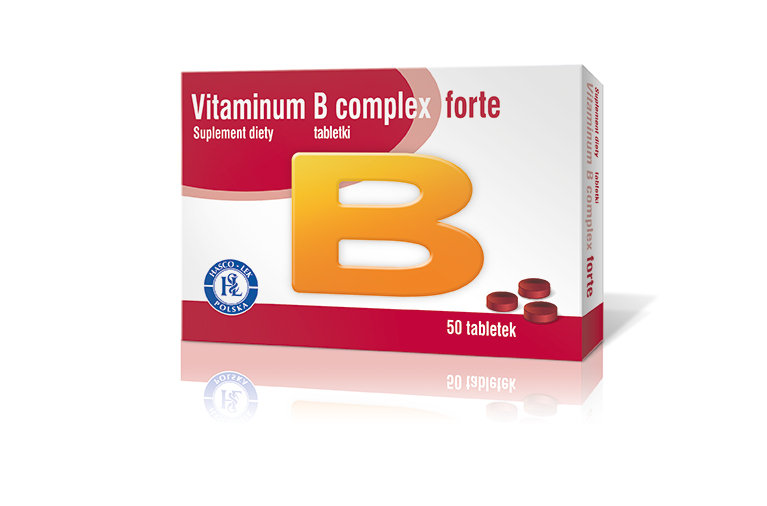 Vit. B Complex Forte, Suplement Diety, 50 Tabletek | Sklep EMPIK.COM