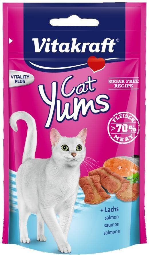 Zdjęcia - Karma dla kotów Vitakraft CAT YUMS przysmak dla kota, łosoś 40g +20 
