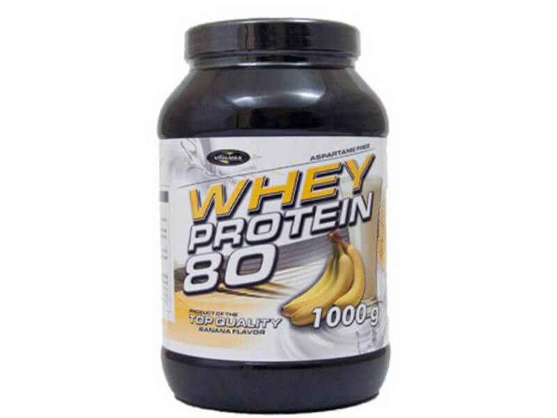 Vitalmax, Odżywka białkowa, Whey Protein 80, kawowa, 1000 g