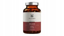 Vitama Nature, Żelazo Orgarniczne WIT C B12 Suplement Diety 20mg, 90caps.