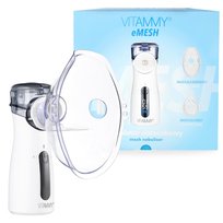 VITAMMY eMESH Inhalator siateczkowy, maska dla dzieci i dorosłych, wyświetlacz