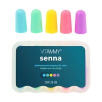 Vitammy Senna Jednorazowe piankowe stopery do uszu / 5par Vitammy