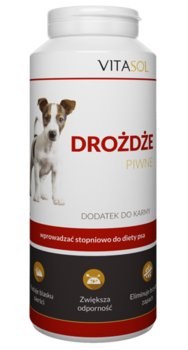 VITASOL Drożdże piwne dla psa witaminy 1kg - Vitasol