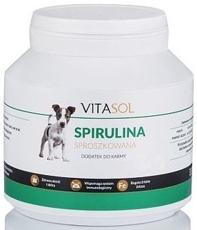VITASOL Spirulina Mikroalgi dla psów 200 g - Vitasol