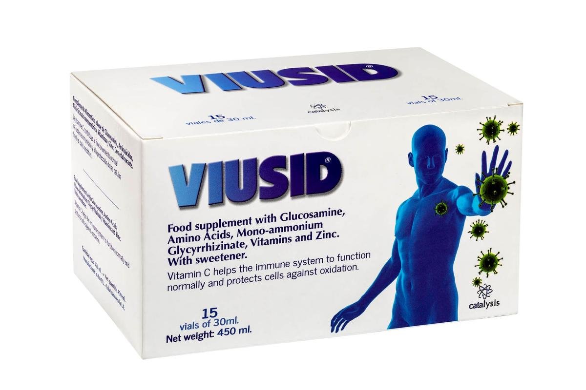 Фото - Вітаміни й мінерали Viusid, Suplement diety, 15 buteleczek x 30 ml
