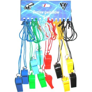 Vizari, Gwizdek Plastikowy, Komplet 12 szt. - VS