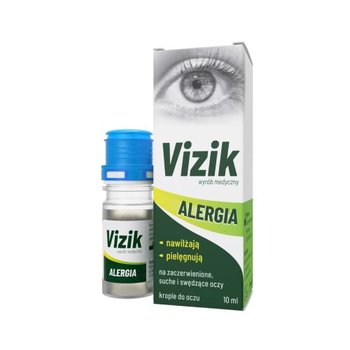 Vizik Alergia Krople Do Oczu Zaczerwienione Suche 10 ml - Vizik