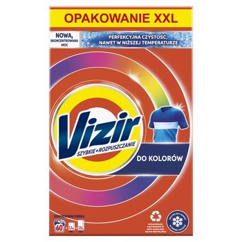 Vizir Do kolorów Proszek do prania Opakowanie XXL 60 prań 3,3 kg - Inna marka