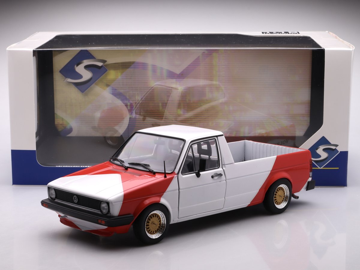 Volkswagen Caddy MK.1 M Racing Tribute - 1982, white/red Solido 1:18 ...