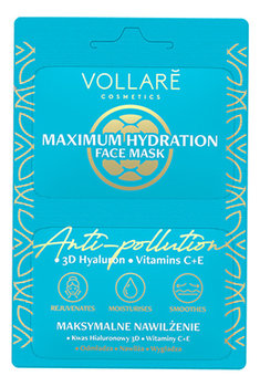 Vollare, Maska do twarzy maksymalne nawilżenie, 2x55 ml - Vollare
