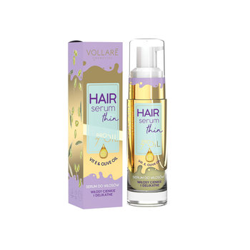 Vollare, Pro Oils Extra Volume, serum do włosów cienkich i delikatnych Witaminy E, A i D, 30 ml - Vollare