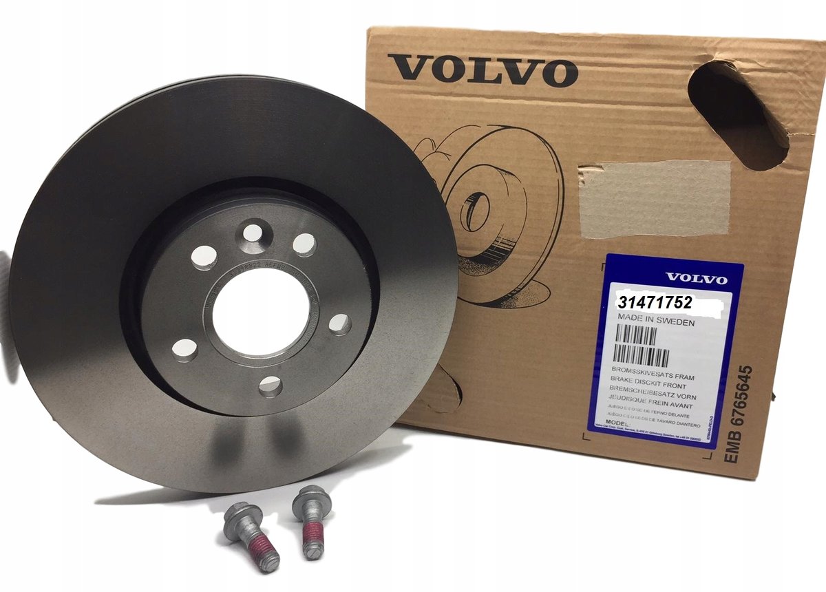 VOLVO S60 V60 S90 XC60 XC90 tarcza hamulcowa przód przednia 32424719 OE ...