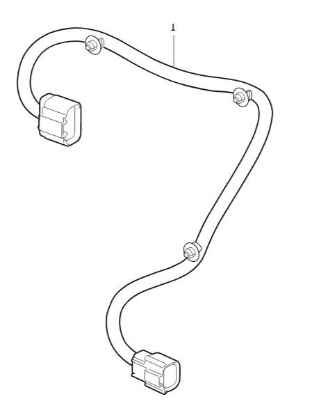 Volvo OE VOLVO S80 V70 XC70 wiazka przewod radaru OE 31314680