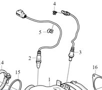 VOLVO S90 V90 XC90 II sonda lambda przod 2,0T OE 32253666 Inna marka