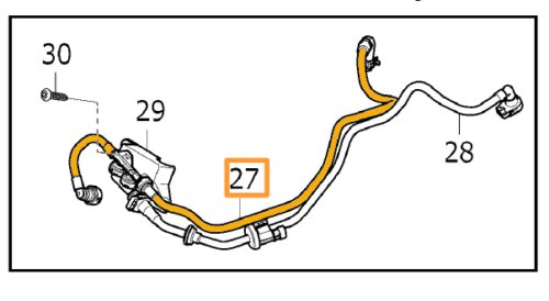 Volvo OE VOLVO XC60 S60 V60 II przewod podcisnienia OE