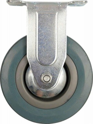 VOREL KOŁO STAŁE Z SZARĄ GUMĄ 125mm