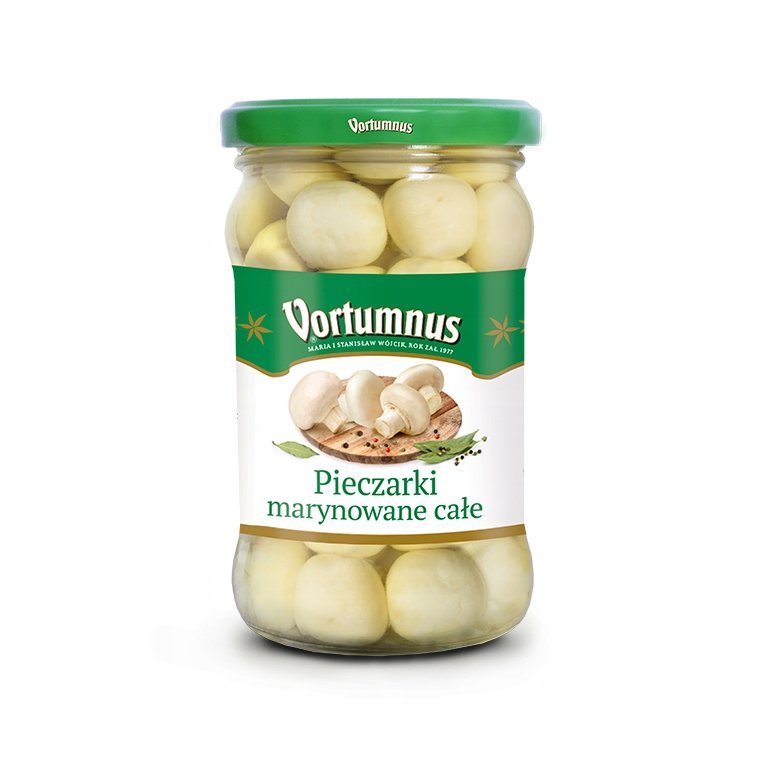 Pieczarki marynowane całe 280 g Vortumnus