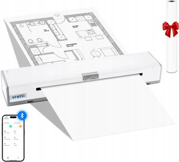 vretti Mobilna drukarka termiczna A4 do podróży T81 Android/iOS 300 DPI - Inny producent