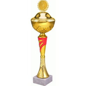 VS, Puchar złoty z przykrywką, 9045/BP, metalowy - VS