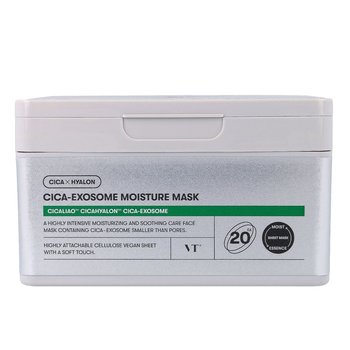 VT Cosmetics, Cica-Exosome Moisture Mask, Maski nawilżające box, 30 szt. - VT Cosmetics