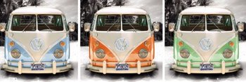 Vw Californian Camper Route One - plakat 91,5x30,5 cm - GBeye