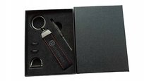 VW VOLKSWAGEN BRELOK BRELOCZEK ALCANTARA SKÓRA + PUDEŁKO Volkswagen