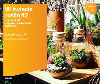 W świecie roślin #2 „Las w szkle” – wykład kwiaciarni BADYLE | Empik Plac Wolności