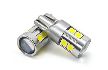 W5W żarówka LED T10 12-24V CANBUS 500lm 8 kolorów Limonkowy - motoLEDy