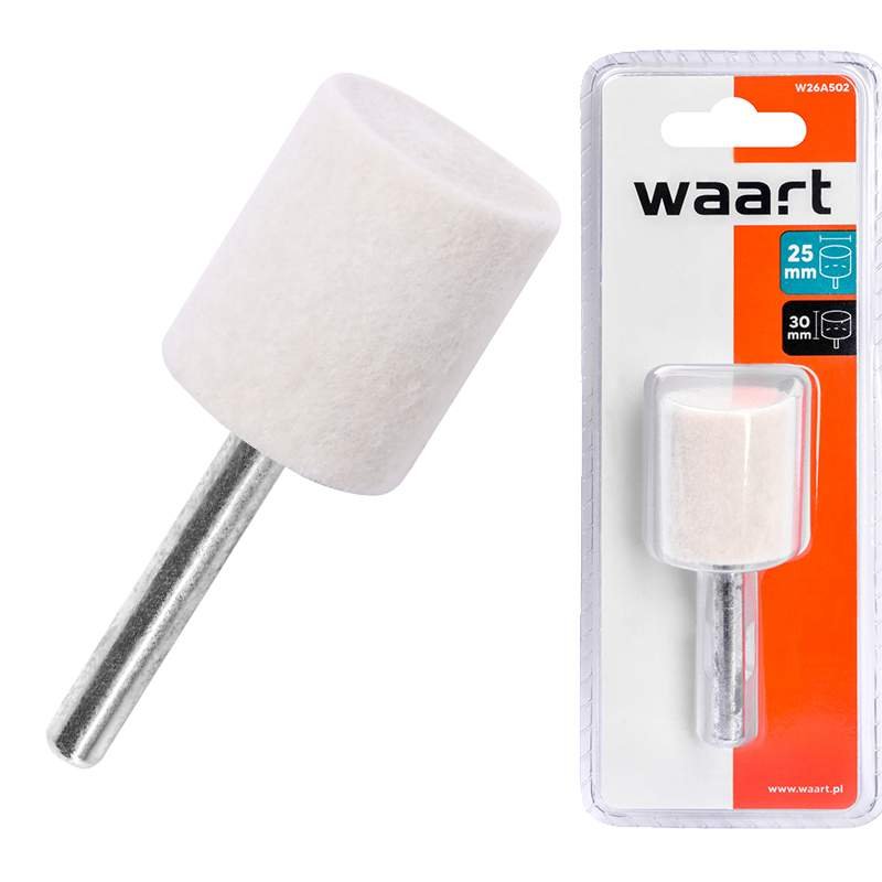 TRZPIEŃ FILCOWY WALCOWY TFW 25x30 mm NA WIERTARKĘ