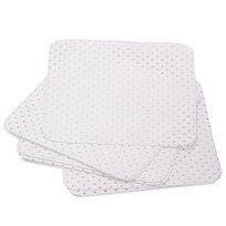 Waciki bezpyłowe perforowane do paznokci AlleLac białe 5x5 cm 540 szt AlleLac