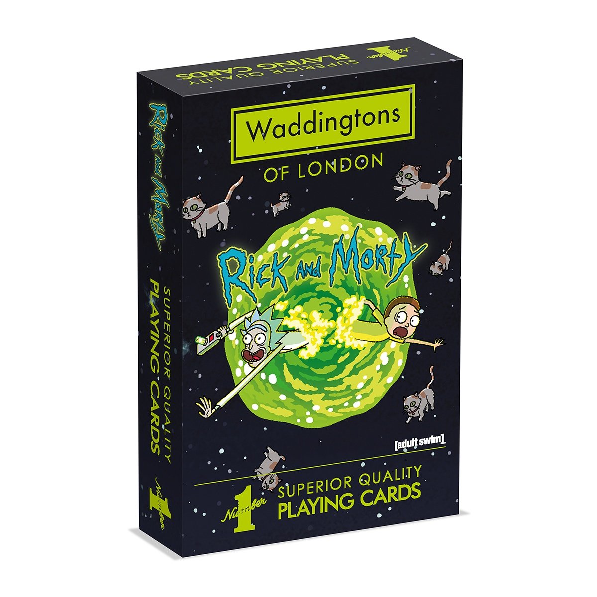 Waddingtons Pink Waddingtons NO.1 Rick i Morty, karty do gry, Winning Moves - Winning ...