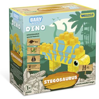 Wader, klocki dino baby blocks stegosaur 41495 - Wader