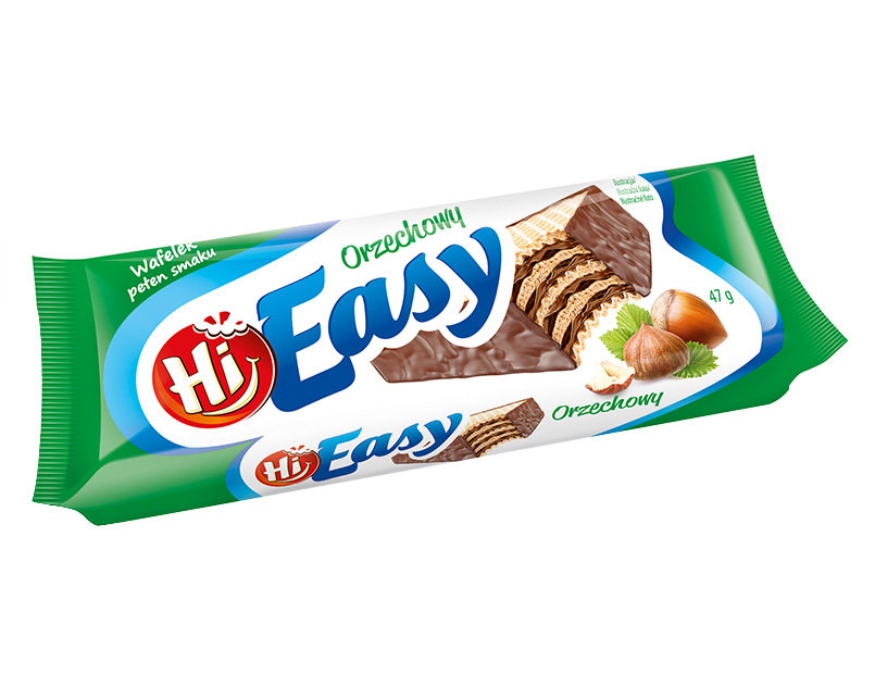 Wafle Hi Easy Ciastka Orzechowe W Czekoladzie G Inna Producent